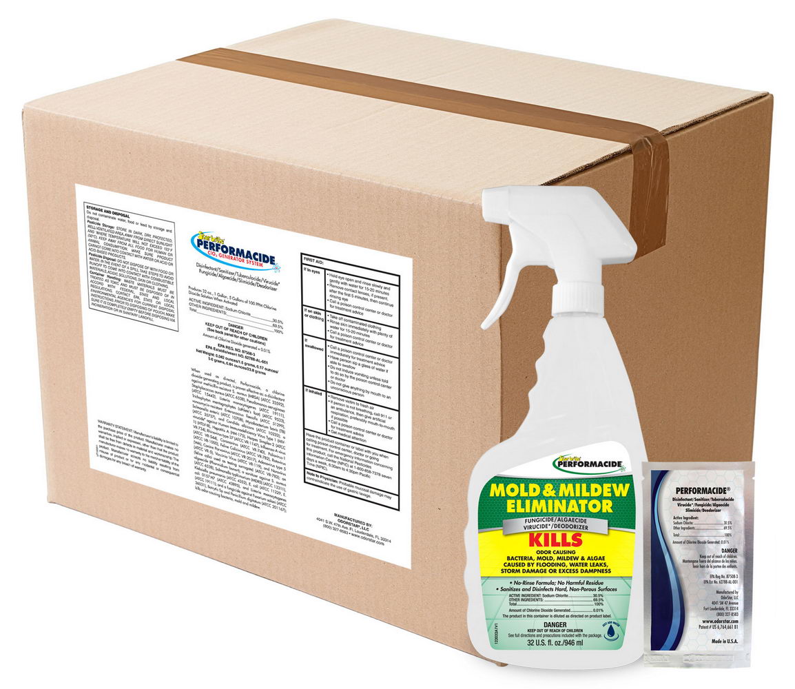 Mold & Mildew Eliminator 32 Oz Kit